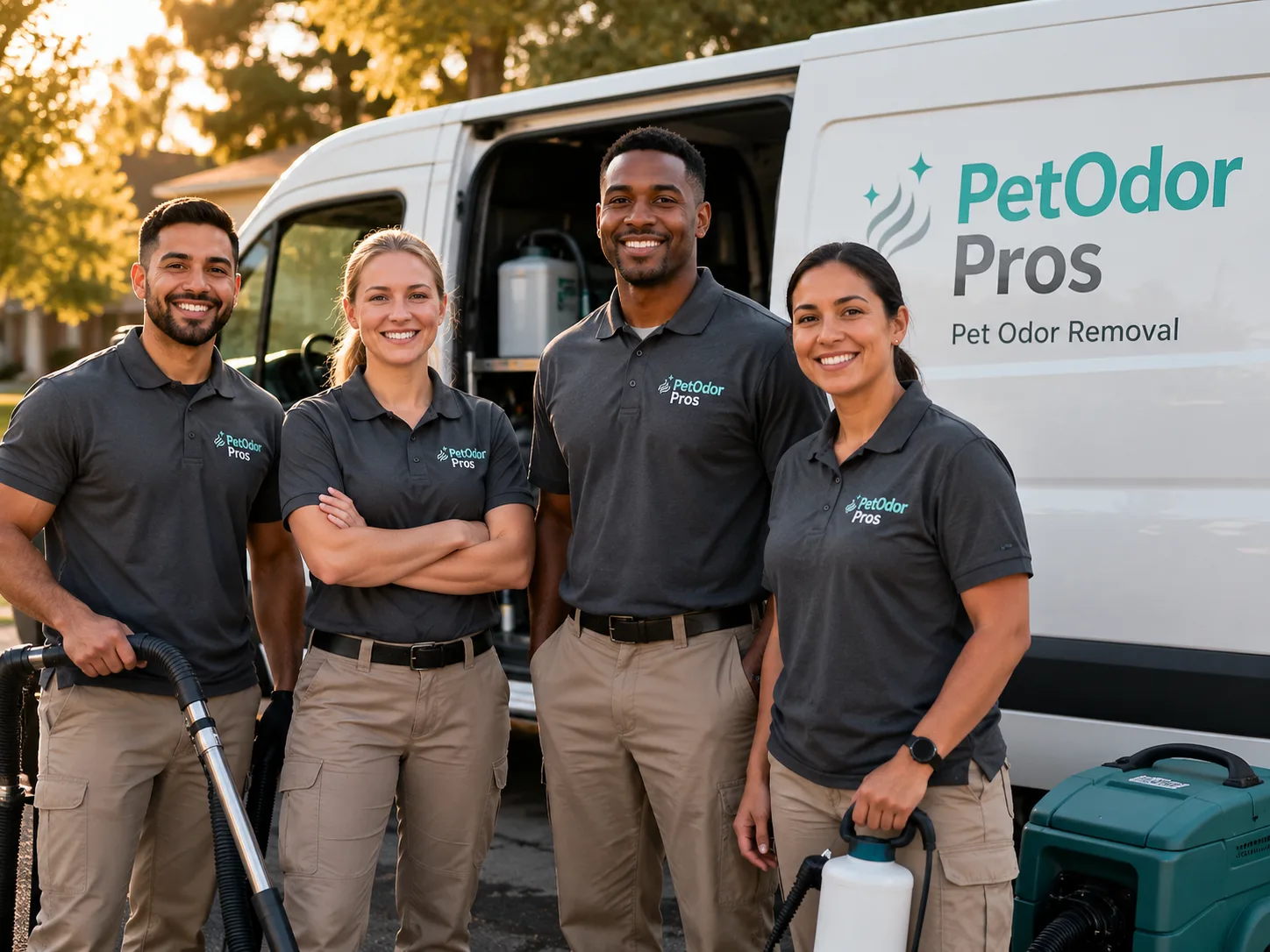 Pet Odor Removal team serving Newhall, CA